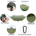 thumbnail image 3 of 2023 Camping Hammock with Mosquito Net Pop-Up Light Portable Outdoor Parachute Hammocks Swing Sleeping Hammock Camping Stuff, 3 of 10