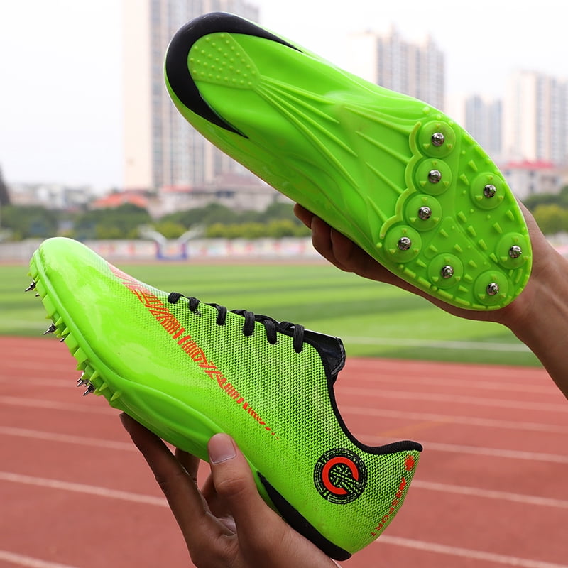 Men's Women's Track and Field Shoes Racing Jumping Sprint Sneakers Professional Running Spikes Athletic Shoes