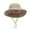 Khaki, variant on LNMQLPDBS Baby Sun Protection Hats Solid Color Foldable Wide Brim Kids Baby Toddlers Sun Hat with Chin Strap Summer Outdoor Boys Girls Zoo Beach Bucket Hat Shade Hat for Swim Safari Play Pink M