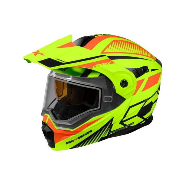 Castle X EXOCX950 Blitz Dual Pane Shield Modular Snow Helmet Matte Hi