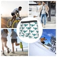 thumbnail image 4 of Sikiie Cartoon Shark Print Men's Boxer Briefs, Elastic Waistband Boxer Briefs Leggings-Large, 4 of 5