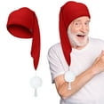 thumbnail image 2 of JIKNTTR Sleeping Nightcap For Men Women Adjustable Stocking Sleeping Cap Night Cap With Pom Ball For Daily Christmas Hat Headwear, 2 of 6