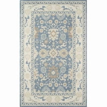 Momeni Anatolia Area Rug, Light Blue, 6'6" X 9'