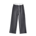 thumbnail image 3 of PInxai Sweatpants for Women Drawstring Elastic Waisted Loose Casual Workout Pants Comfy Trousers with Pockets,Dark Gray,L, 3 of 6
