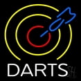 thumbnail image 1 of Dart Board LED Neon Sign 24 x 24 - inches, Clear Edge Cut Acrylic Backing, with Dimmer - Bright and Premium built indoor LED Neon Sign for Bar decor., 1 of 7