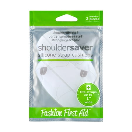 Shoulder Saver: Silicone Bra Strap Cushion Pads, Clear