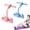 Blue+Pink, variant on Elastic Sit up Pull Rope, Pedal Resistance Bands with Handles Upgrade 6-Tubes Multifunction Tension Rope Foot Pedal Resistance Band At Home Workout Equipment for Abdomen, Waist, Arm, Leg