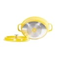 thumbnail image 5 of Heiss® Energy-Efficient Cast Aluminum Dutch Oven, 3.5 Quart, Oval, Yellow, 5 of 7