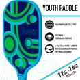 thumbnail image 6 of Franklin Sports Kids Pickleball Paddle - Junior Paddle Series Paddle for Youth Pickleball Players - Kids Junior Pickleball Paddles - 10mm Polypropylene Core - Forte Blue, 6 of 9