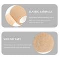 thumbnail image 4 of 6 Rolls Athletic Tape Medical Large Bandages for Wounds Sports Fitness Polyester Cohesive Gauze Football Student, 4 of 6