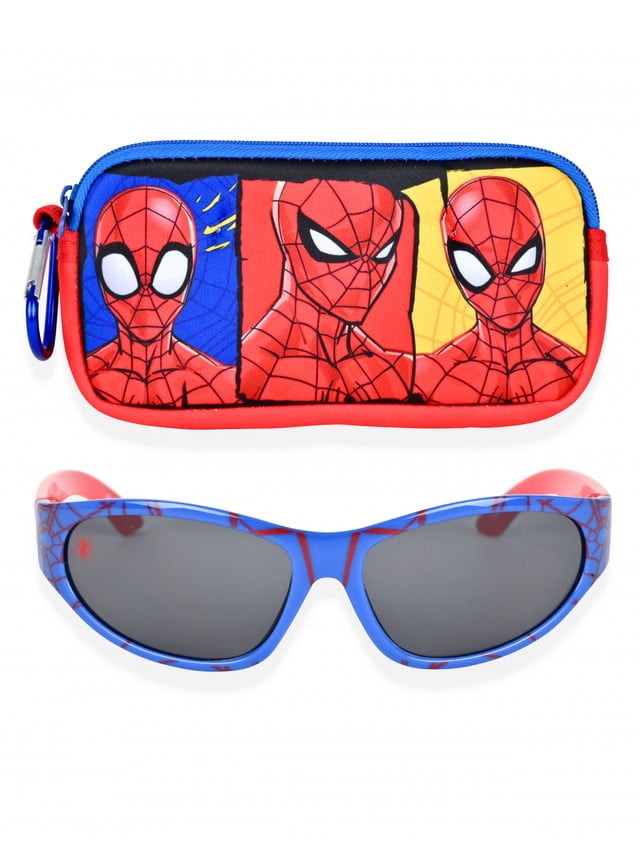 Children's Character Sunglasses UV protection for Holiday Marvel Spiderman Black 