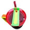 thumbnail image 3 of Termo Tipo Stanley Quencher H2.0 FlowState - Vaso de acero inoxidable aislado al vacío con tapa y popote para agua, té helado, café, licuados y más, carbón, 1.18L, 3 of 5