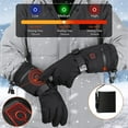 thumbnail image 3 of MADETEC Heated Gloves for Men Women,7.4V 22.2Wh Rechargeable Electric Heated Gloves,Up to 10H Heating,Touchscreen Ski Winter Gloves for Outdoor Skiing Hunting Work Hiking,M, 3 of 9
