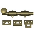 thumbnail image 3 of Deltana 6SB5 6" Surface Bolt; Heavy Duty; Antique Brass Finish, 3 of 3