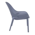 thumbnail image 4 of Luxury Commercial Living 32.75" Dark Gray Solid Patio Lounge Chair, 4 of 9