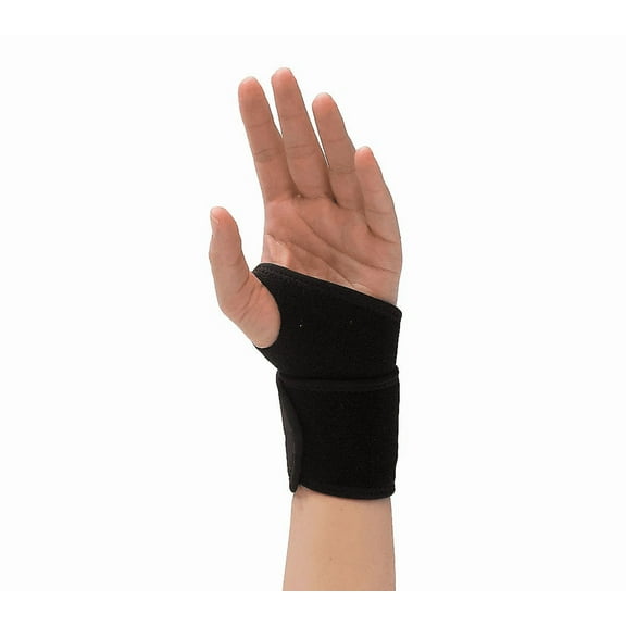 TOMMIE COPPER Unisex Black 2 Pack Compression Wrist Wraps NEW