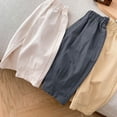 thumbnail image 5 of GiLiling Toddler Baby Boys and Girls Soft Denim Jeans Casual Pants Elastic Waist Long Trousers for Kids (Grey, 6-12 Months), 5 of 5
