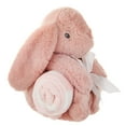 thumbnail image 6 of Parent's Choice Baby & Toddler Pink & White Hearts Blanket and Plush Bunny Toy Set for Baby, Unisex, 6 of 10