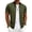 Army Green, variant on Baggy Shirt for Men Zip-Up Athletic Shirts Workout Shirts T Shirt Short Sleeve Green Mock Neck Casual Shirts for Men,L
