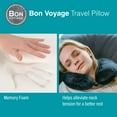 thumbnail image 6 of Bon Voyage® Classic Memory Foam Travel Neck Pillow, Burgundy, 6 of 7