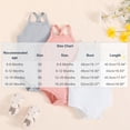 thumbnail image 3 of Paiwinds Summer Baby Short Sleeve Bodysuit Romper Peter Pan Collar Classic Casual Onesie Snap Closure Stretchy Knit Regular Fit Infant Unisex Clothes, 3 of 9