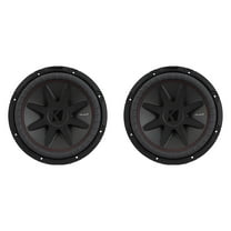 Kicker 52CVR12 CompVR 12-Inch (300mm) Subwoofer, 2-Ohm DVC Bundle