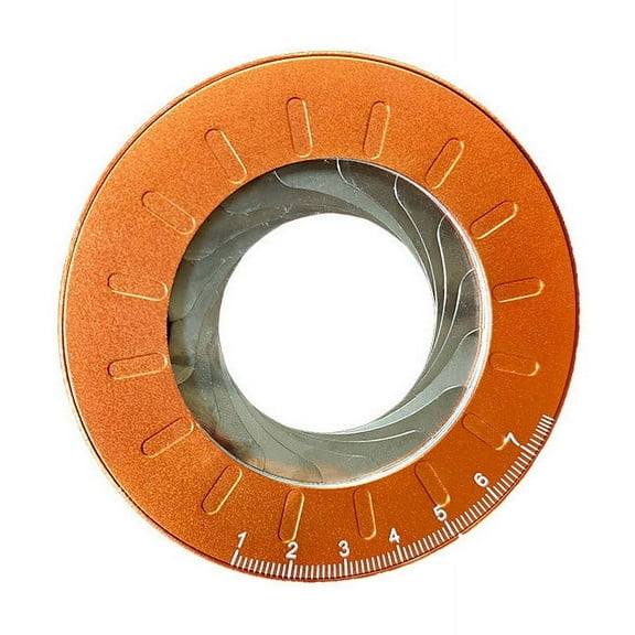 RuiJiao Round Measuring Tool, Adjustable Circle Maker & Pipe Diameter Measuring Tool,Metal Stainless Steel, Tool Rules of Drawing