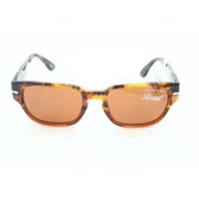 Persol 3245-S 1121/53 Havana Square Sunglasses Brown Lenses 52mm