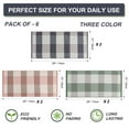 thumbnail image 4 of PiccoCasa 6-Pack Cotton Kitchen Dish Towel 13" x 29" Mixed Color Plaid, 4 of 7