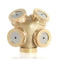 thumbnail image 2 of RichLink Adjustable Brass Misting Nozzle, Garden Sprinkler Irrigation System, 1-4 Holes, M14 Thread, 2-4.5Kg Pressure, 1-3M Spray Diameter, Cooling & Watering,4 Holes, 2 of 10
