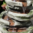 thumbnail image 7 of Sunnydaze Cobblestone Rock Polyresin Outdoor Water Fountain with Lights, 7 of 7