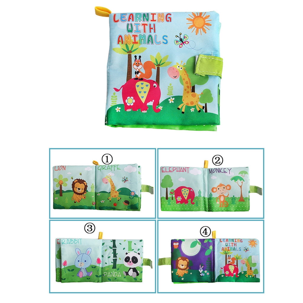 Baby Soft Cloth Cognize Book Kid Children Intelligence Development Toys 