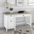 thumbnail image 2 of Mayfield 54W Computer Desk with Drawers in Shiplap Gray/White - Engineered Wood, 2 of 8