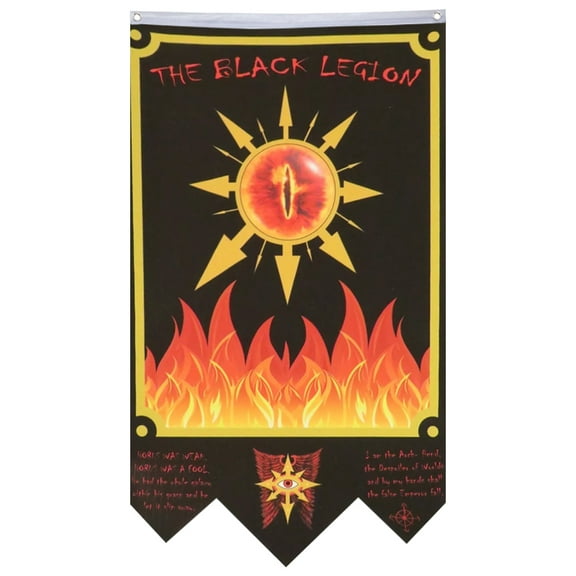 Wargame Style The Black Legion Flag Banner Home Yard Garden Decor 30x50in