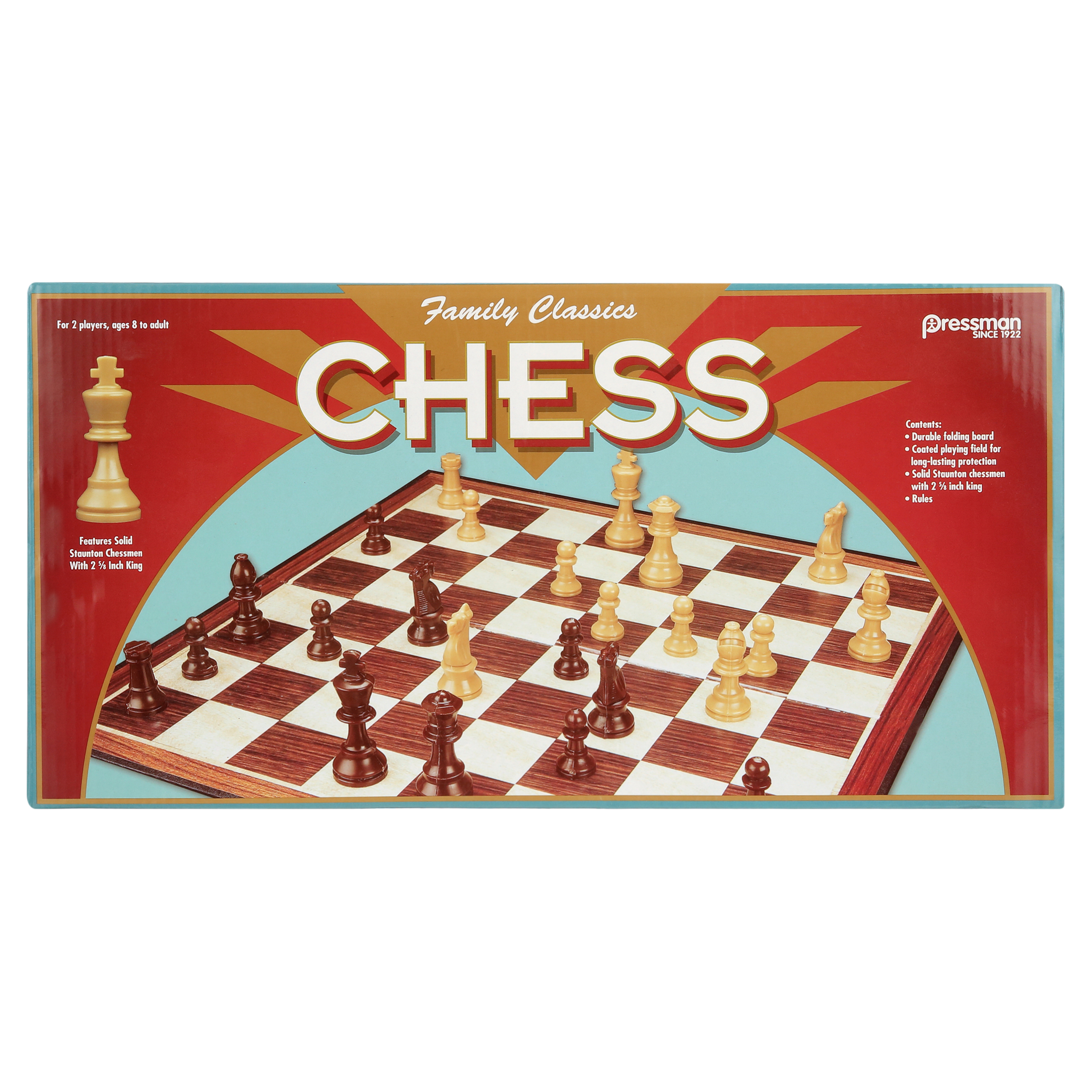 Pressman Toys - Family Classics Chess With Folding Board and Full Size Chess Pieces - image 2 of 6
