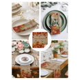 thumbnail image 3 of Thanksgiving Maple Cloth Napkins Set of 8 Reusable Dinner Napkins, Fall Pumpkin Leaves Farmhouse Retro Brown Cocktail Napkin Washable Table Napkins for Wedding/Holiday Party/Baby Shower 20"x20", 3 of 7