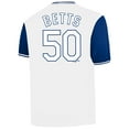 thumbnail image 3 of Men's-Profile Mookie Betts White Los Angeles Dodgers Big & Tall Name & Number Birdeye V-Neck T-Shirt, 3 of 3