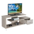 thumbnail image 3 of Pemberly Row Contemporary Wood TV Stand for TVs up to 60" in White, 3 of 6