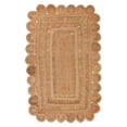 thumbnail image 2 of Rugsotic Carpets Hand Woven Jute 8'x10' Area Rug Oriental Beige J00002, 2 of 7