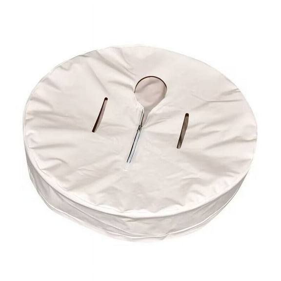 QIDITONG Foldable Bathtub Lid Insulated Cover For Spa Hot Tub And Sauna Round Hot Tub Cover For Keeping Water Warm And Enhancing Bathroom Decor