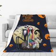 thumbnail image 2 of Nightmare Before Christmas Blanket anime Throw Blanket Multi Color Lightweight Warm Bedding, 2 of 6