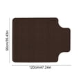 thumbnail image 3 of Fridja Home Essentials office Chair Mat for Hardwood Floor Under Desk Computer Rolling Chair Mat for Wood Tile Floor Non Slide Heavy Duty Desk Rug Polyester Hard Floor Protector, 3 of 6