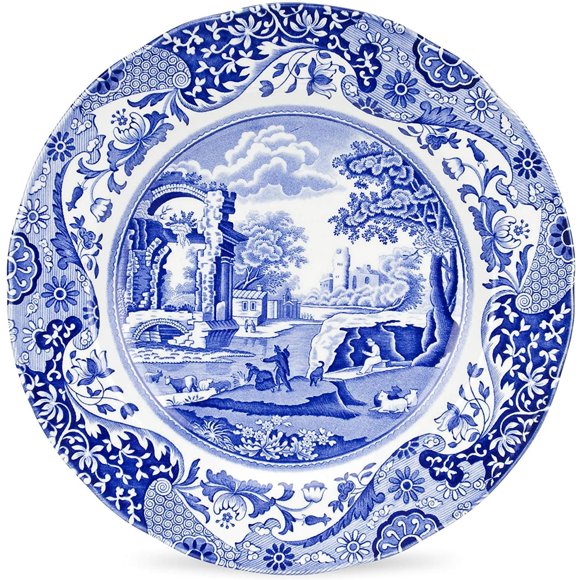 Spode Blue Italian 10-Inch Earthenware Dinner Plate