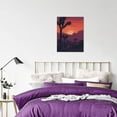 thumbnail image 6 of 12x16 inch Oil Paintings On Canvas Sunset Desert And Trees,Rustic Yard Garden Wall Decor Painting Prints,Indoor Bedroom,Living Room,Study,Yard Decor Canvas,Classic Sunset Desert Decor Poster, 6 of 6