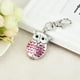 XZNGL Pocket Watch Chain Fashion Gorgeous Owl Watch Clip Pocket Keychain – image 5 sur 7