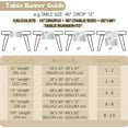 thumbnail image 5 of Blue Gray Table Runner Dahlia Pinnata Flower Beige Table Runners Modern Elegant Pompon Farmhouse Geometric Table Center Decor for Home Dining Party Entrance (13 x 48 Inch), 5 of 5