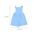 thumbnail image 2 of LOLIPPYY 1Pc Blue Cotton Linen Apron with Pockets for Baking and Art, 2 of 7