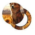thumbnail image 2 of Gukieu Vintage Cute Corgi Sunflower Print Round Chair Cover, Dust-proof and Non-slip Bar Chair Protective Cover, Suitable for Bars, Restaurants, Offices-12 inch, 2 of 7