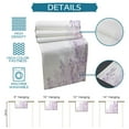 thumbnail image 6 of Purple Flower White Table Runner Kitchen Decor Tablecloth Hotel Home Wedding Decor Table Runners, 6 of 6