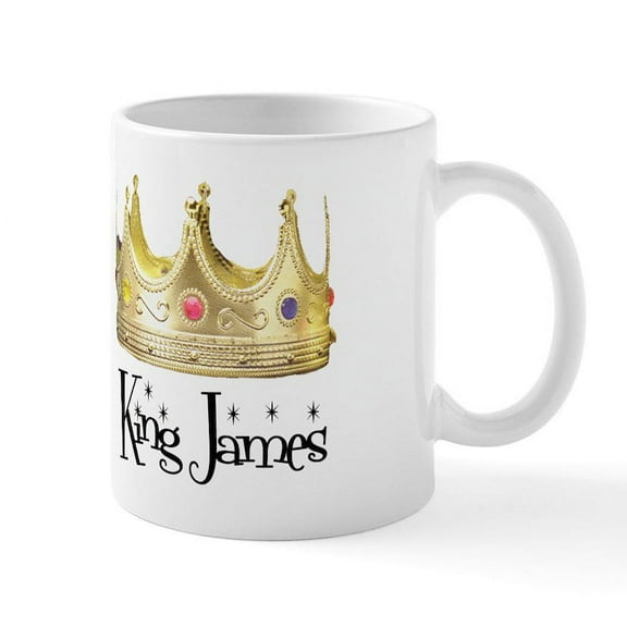 CafePress - King James Mug - 11 oz Ceramic Mug - Novelty Coffee Tea Cup